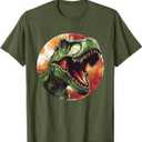 Dinosaur Dino Trex Graphic T-Shirt. M Size