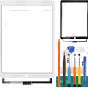 for iPad Pro 12.9 Screen Replacement A1670 for iPad Pro 12.9 2017 Screen Replacement for iPad Pro 12.9 2nd Gen Digitizer Touch Screen Replacement A1671 A1821 (No LCD Display) (White)