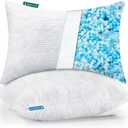 greenoak Cooling Pillow, Sherred Memory Foam Pillow, Standard Size Pillow