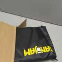 Kan Jam Foldable Travel Disc Toss Game - Black & Yellow, Standard, Nylon - Portable All-Weather Beach Games - Built-in Scoring for Tailgate Essentials - Easy Setup for Yard Fun