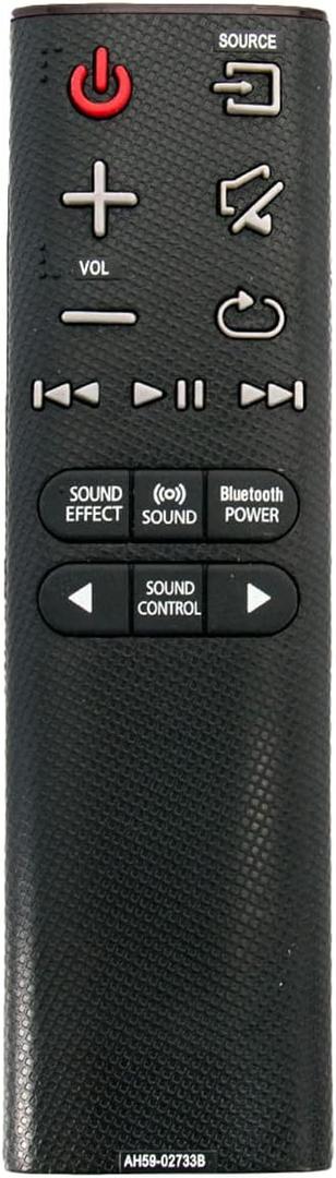 GHUST AH59-02733B Remote Control Replacement for Samsung Soundbar HW-J4000 HW-J4000/ZA HW-K360 HW-K360/ZA HW-K370 HW-K430 HW-K450 HW-K470 HW-K550 HW-K650 HW-KM36 HW-KM37 HW-KM45C PS-WK360 PS-WK450