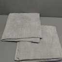 decorUhome Spring Light Grey Chenille Euro Sham Throw Pillow Covers 26x26 Set of 2 Textured Soft Cozy Slubby Couch Pillow Covers Modern Farmhouse Boho Decorative Pillow Cases for Bed Sofa Living Room