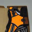 PHOEPET Reflective Dog Harness Large Breed Adjustable No Pull Vest with Handle 2 Metal Rings 3 Buckles [Easy to Put on & Take Off](XL, Orange)