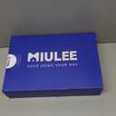 MIULEE Set of 2 Waffle Bathroom Rugs, Super Absorbent Non Slip Bath Rugs, Washable Bath Mats with Tassels, Ultra Soft Rubber Backed Shower Mat for Bathroom Floor, Tub, Green, 17"x24"+18"x30"