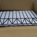 5 Pack 24" L x 15" H Animal Barrier Fence, Underground No Dig Fence Patented Product, 5.5mm Galvanized Stakes with 2 inch Spacing, Anti Digging for Dogs, Total 10Ft(L) X 15in(H) Black