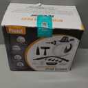 Pressurized Handheld Multi-Surface Natural Steam Cleaner with 12 pcs Accessories, Multi-Purpose Steamer for Home Use, Steamer for Cleaning Floor, Upholstery, Grout and Car (Grey) (Grey)