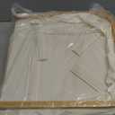 StorageWorks 2-Pack Underbed Storage Box with Bamboo Frame, 42L Flip-Top Under Bed Container for Blankets, Bed Sheets, Coverlets and Towels, Beige