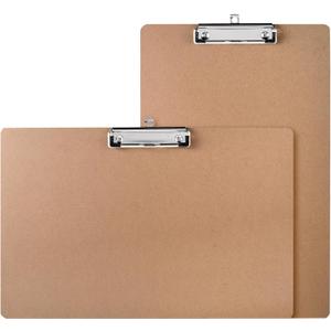 Jspupifip 2 Pack 11x17 Clipboards with Low Profile Clip, Extra Large Wood Clipboard Horizontal Art Drawing Board Vertical Wooden Clip Board Landscape Clipboard for Drawing Office School Supplies