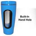 Rehabilitation Advantage Hand In Mug Adaptive Drinking Cup Blue,16 ounces