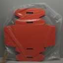 Fainne 16 Pcs Extra Large Empty Baskets for Gifts 12x10 Inch Red Cardboard Gifts Baskets Trays with Handles for Christmas Birthday Thanksgiving Valentines Wedding Holiday Party Supplies