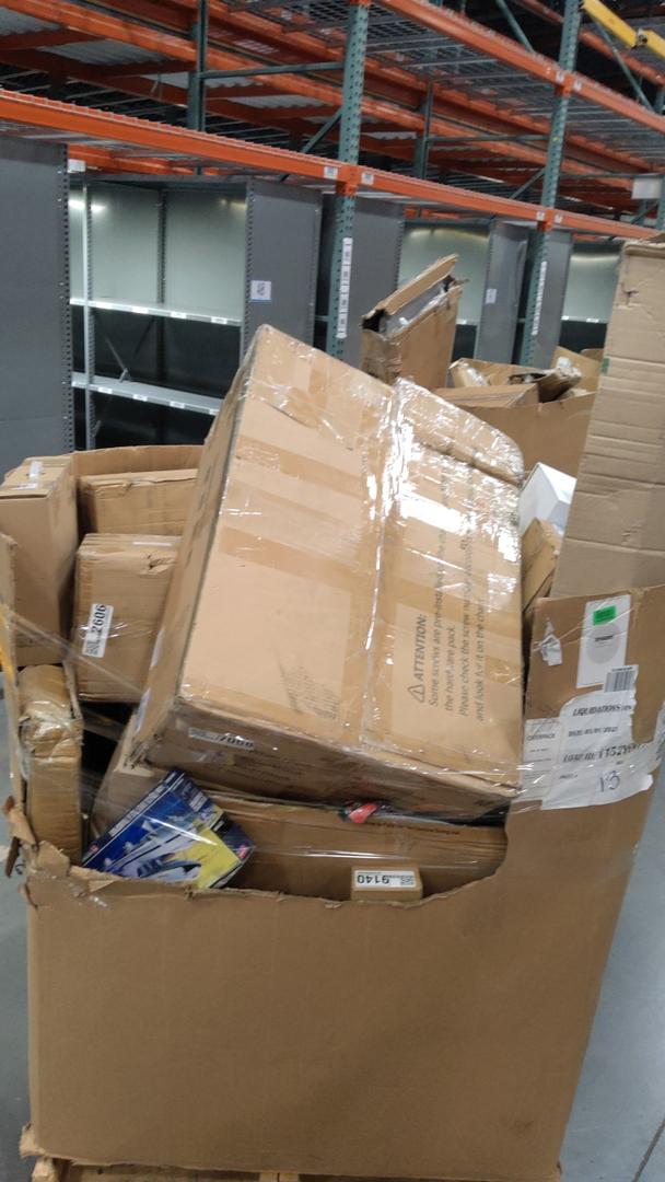 Pallet of Salvage Items, Pallet of Salvage Items,
