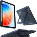 TORRAS for iPad Air 11 inch Case (M3 2025, M2 2024), iPad Air 5th, 4th Generation Case, Ultra Stable Stand, Multiple Adjustable Viewing Angles, Protective Kickstand Cover with Pencil Holder, Black