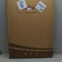 Metal Freestanding Dog Gates with Door for Outdoor Indoor,80'' Extra Wide 32'' Tall Free Standing Dog Gate for Doorways,Large Openings,Deck,Yard,Foldable Safety Pet Fence(Black,4 Panels)