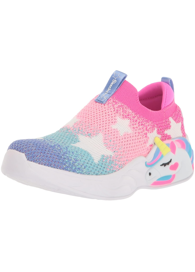 Skechers Unisex-Child Unicorn Dreams-Sherbert Sta Sneaker, 2