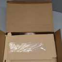 Fullhawl 250 Pcs Bakery Bags with Window and Label Seal Stickers Brown Paper Bread Packages Iron Wire Tie Tab Lock Candy Cookie Kraft Paper Bags for Snacks Pastry Donuts(9 x 4.7 x 2 Inch)