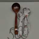 Soup Ladle  Luxury Teak Wood Ladle Set of 3 – ChefGrade, EcoFriendly Wooden Cooking Utensils with Reinforced Neck Joint & AntiSlip Notch Handle – MultiSize, GiftReady Ladle Spoons Set