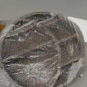 Nimpro Wooden Floating Moon Shelf Wall Decor - Decorative Boho Home Hanging Display Shelf for Bedroom, Dorm, Nursery - Easy Mount Storage for Crystals and Essential Oils - 14 x 14 x 3.5 (Light Brown)