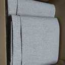 80x57 Inchess Natural Thickened Fabric Premium Linen Liner Multi-Purpose Linen Fiber Material for Gardening Wedding Table Runners Home Party Decorations Christmas (Light Grey)