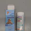 7IN1 Pool Test Strips,Accurate&Easy Water Chemical Testing Strip for Pool,Spa&Hot Tub, Quick Pool Test Kit for Hardness,Total Alkalinity,Cyanuric Acid,Total Chlorine 100 Strips (7IN1V11)