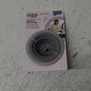 OGGI Silicone & Metal Sink Stopper- Great Kitchen Sink Stopper, Silicone Drain Stopper, Sink Plug, 4.6 Diameter Metal Rim, Gray