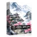 PICKFORU Landscape Puzzles 1000 Piece for Adults, Nature Mountain Scenic Puzzle with Cherry Blossom Tree, Vintage Flower Retro Scenery Unique Art Impossible Jigsaw Puzzle