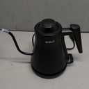 Onlicuf Gooseneck Electric Kettle 0.8L - Matte Black Tea Kettle with Auto Shut Off, Boil-Dry Protection & BPA-Free, Precision Electric Water Kettle for Pour Over Coffee