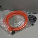 Camco RhinoFlex 10-Ft RV Clean-Out Gray/Black Water Hose with Rinser Cap | Features 4-Way Water Pressure Blaster & Water Shut-off Valve | Great for Cleaning Camper Black Water Tanks & More (22999) (One Size)