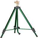 Orbit 1/2 -inch Heavy-Duty Brass Impact Sprinkler on Adjustable 22-48-inch Metal Tripod Base