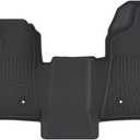 1 PCS Floor Mats Front Liner for 2022-2026 Ford Transit (All Models w/Vinyl Floors),Heavy Duty Slush TPE All Weather Ford Transit Front Accessories 1st Row Floor Liner