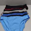 Men's Incontinence Underwear - Washable & Reusable Leakproof High Absorbent, Cotton, Briefs, 150ML 5 Pack (Multicolor01, X-Large)