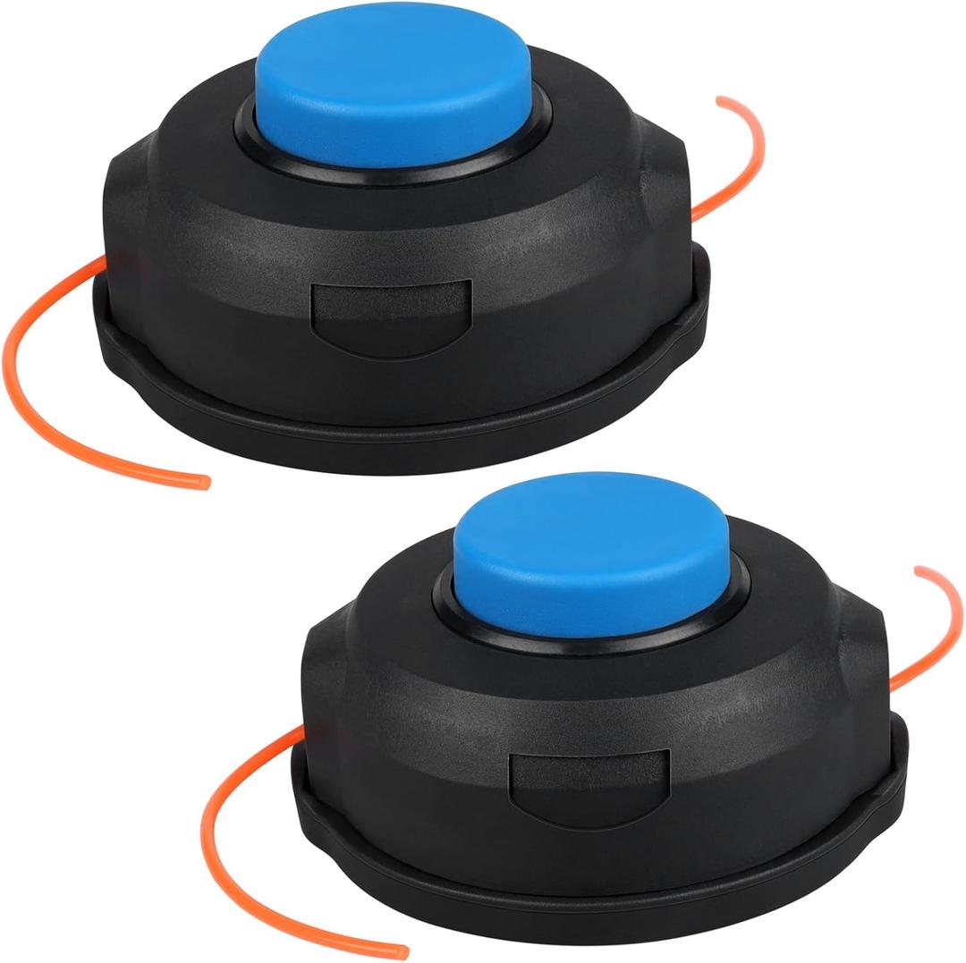 2 Pack 128LD Trimmer Head T25 for Weed Eater 223L 322L 125L 128L 128R 128RJ 125C 122L 223R 322C 323C 325C 325CX Poulan Trimmer Line Head Jonsered Brushcutter, Replace 537338306 966674401