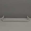 White 240534701 Door bar Rack Compatible with RefrigeratorPS734936, AP3214631, 948952