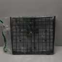 Geyecete Large Dog Toy Organizer - Chew-Proof Wire Folding Basket - Dog Toy Box - Black