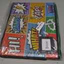 2 Pack Comic Book Storage box, Collection 15.8" X 7.8" X 11.8", Collapsible Holds 160-180 Comic Book Short Box Organizer Container Holder Shelf(Cartoon Colorful)