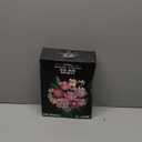 Pink Rose Bouquet Flowers Building Set, 834Pcs Roses Artificial Flowers Botanical Collection Compatible with Lego Flowers for Adults Valentines Day Gifts for Her Women Wife Girlfriend Mom