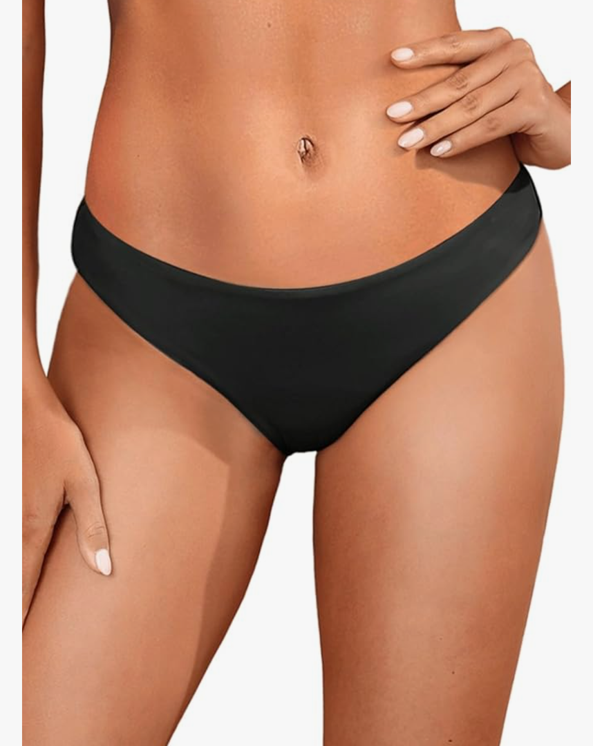 Tempt Me Women Low Rise Bikini Bottoms - Moderate Coverage Bathing Suit Bottoms Low Waisted Swimsuit Bottoms Brief 2025, Size S