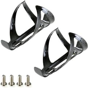 PERGEAR Carbon Fiber Lightweight Bicycle Water Bottle Cage for Cycling
