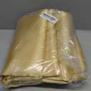 4 Pack Gold Satin Tablecloth, 58 x 102 Inches Rectangle Table Cover, Smooth Fabric Gold Satin Table Cloths, Luxury Silk Tablecloth for Party Wedding Dining Banquet