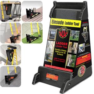 Ladder Leveler,Roof Pitch Hopper, Ladder Stabilizer,Roof Leveling Tool,Stable Platform for Uneven Surface