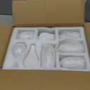 8 Pack Ceramic Bud Vase, White Ceramic Vase Modern Mini Bud Vase in Bulk for Centerpieces, Small White Vase for Flowers Pampas Grass, Wedding, Home