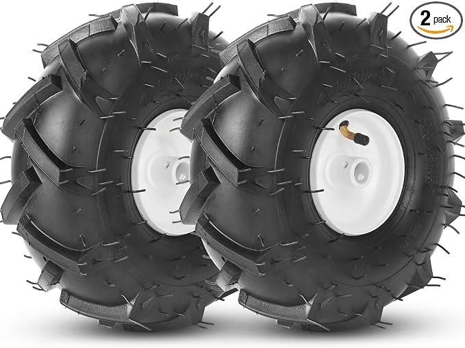 11x4.00-4 Tiller Tire and Wheel Set