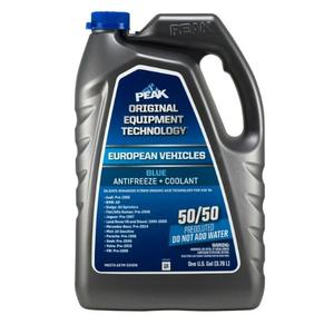PEAK® OET Extended Life Blue 50/50 Pre-Diluted Antifreeze/Coolant for European Vehicles, 3.78 Liters