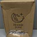 16"x12" Serving Trays with Handles, Black Decorative Serving Tray, Ottoman Trays for, Living Room, Bathroom, and Outdoors Decorative Trays (Black)