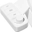 Ultra-Slim Bidet Attachment, Self-Cleaning Dual Nozzle (Feminine/Posterior Wash), Accessibility-Enhanced Large Buttons, Quick-Release, Non-Electric Fresh Water System with Adjustable Pressure