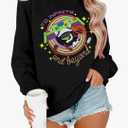 NANYUAYA You've Got A Friend in Me Sweatshirt for Women Funny Letter Print Shirt Cute Toy Vacation Long Sleeve Graphic Tops