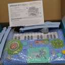 Baby DJ Table for Toddlers 1-3, Baby Musical Piano Toys 6-9-12-18 Months Toddler Activity Learning DJ Mixing Table with Music & Light Educational Toy for 1 Year Old Boy Girl First Birthday Infant Gift