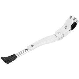 Kick Stand, Universal White Aluminum Alloy Kick Stand Cycling Kick Stand for All Kinds of Mountain Bike, Road 16inch 20inch 24inch 26inch(White)