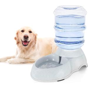 Pet Water Dispenser Station for Large Dogs and Cats,3 Gallon/11L Gravity Automatic Feeder, Cat Dog Water Fountain, Dog Water Bowl Dispenser,Large Breed Dog Drinking Fountain