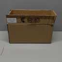 3 Pcs Amber Hammered Glass Shade Replacements for Pendant Light Fixtures Glass Lamp Shade Cover, 1-5/8 Inch Fitter E26 Base, 4"w x 6"h, Replacement Lamp Globe for Chandelier Wall Sconce