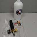 Tool Daily Foam Cannon with 1/4 Inch Quick Connector, 1 Liter, 5 Pressure Washer Nozzle Tips